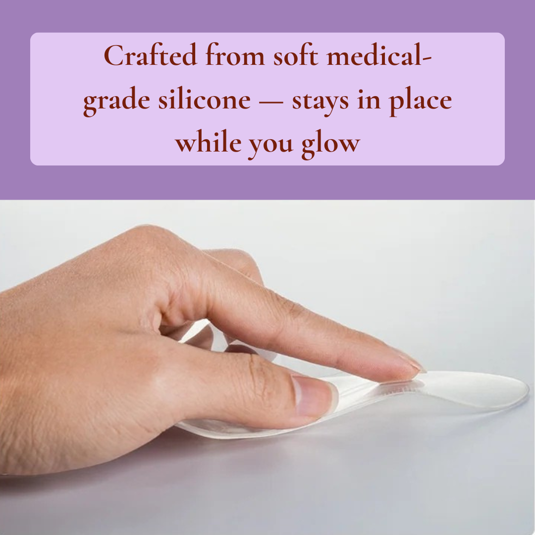 OurPatches™ Forehead Lift Patch – Reusable Silica Gel Pad
