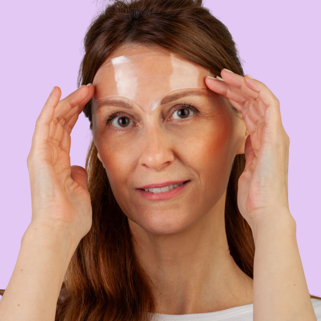 OurPatches™ Forehead Lift Patch – Reusable Silica Gel Pad